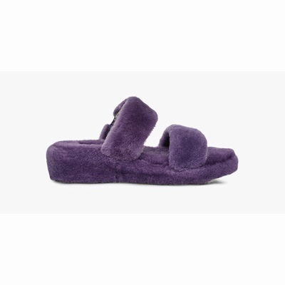 Chinelos UGG Fuzz Yeah Mulher Roxo | PT-LFDTZ